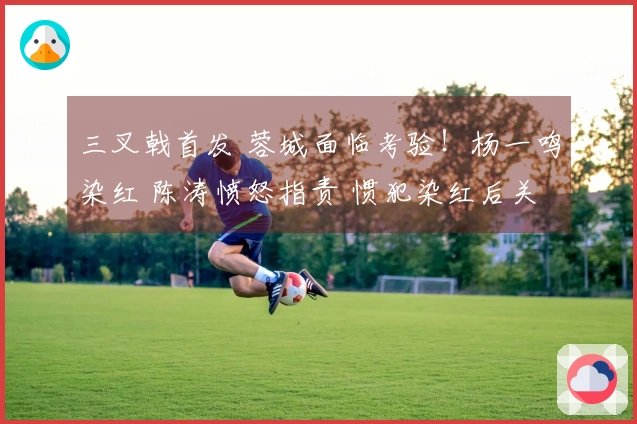 三叉戟首发 蓉城面临考验！杨一鸣染红 陈涛愤怒指责 惯犯染红后关心安慰