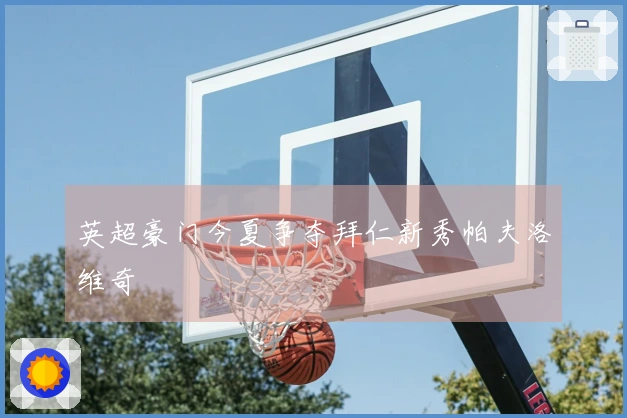 英超豪门今夏争夺拜仁新秀帕夫洛维奇
