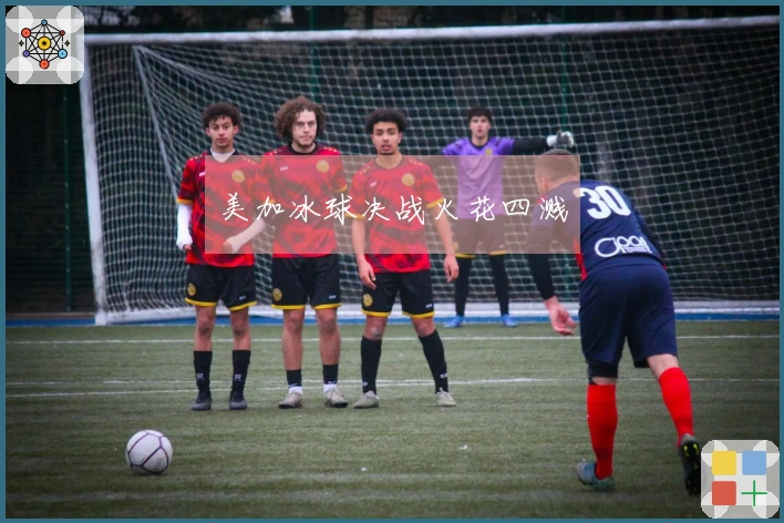美加冰球决战火花四溅